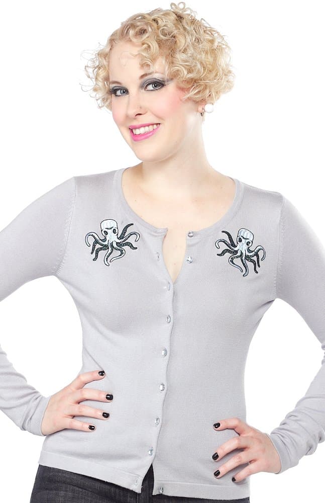 Sourpuss Tentacled Cardigan