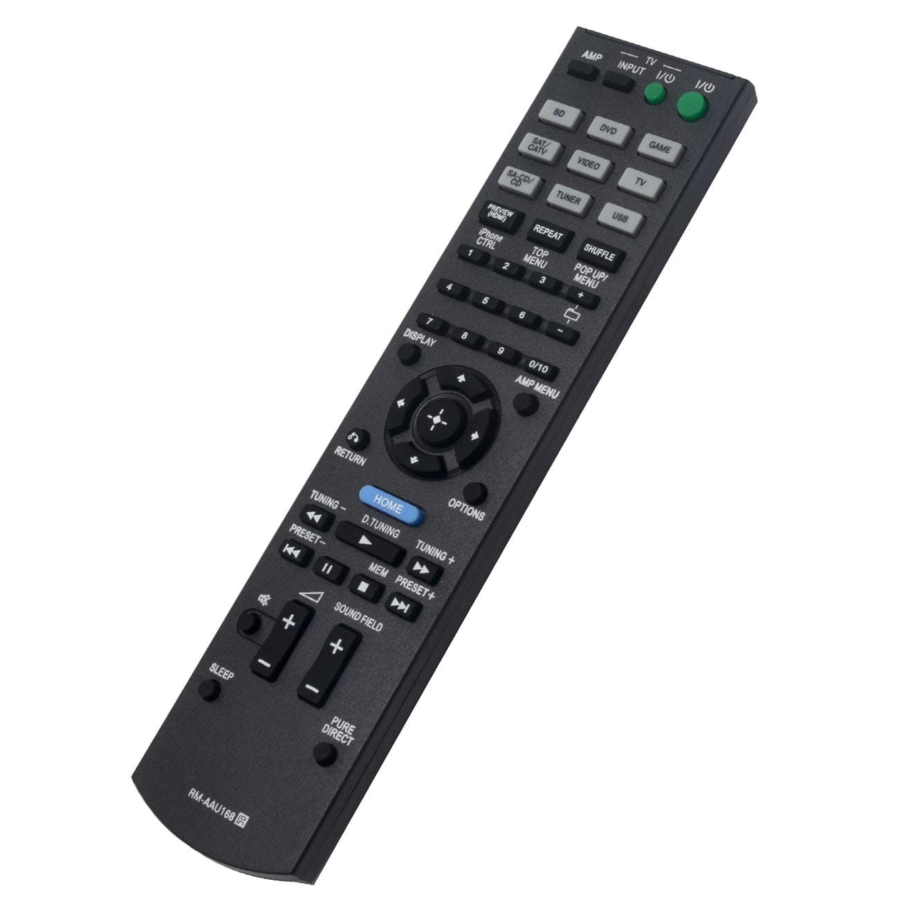 RM-AAU168 RMAAU168 Replacement Remote Control for Sony 5.2 7.2 Channel 4K Multi-Channel AV Receiver STR-DH740 STR-DH540 STRDH740 STRDH540
