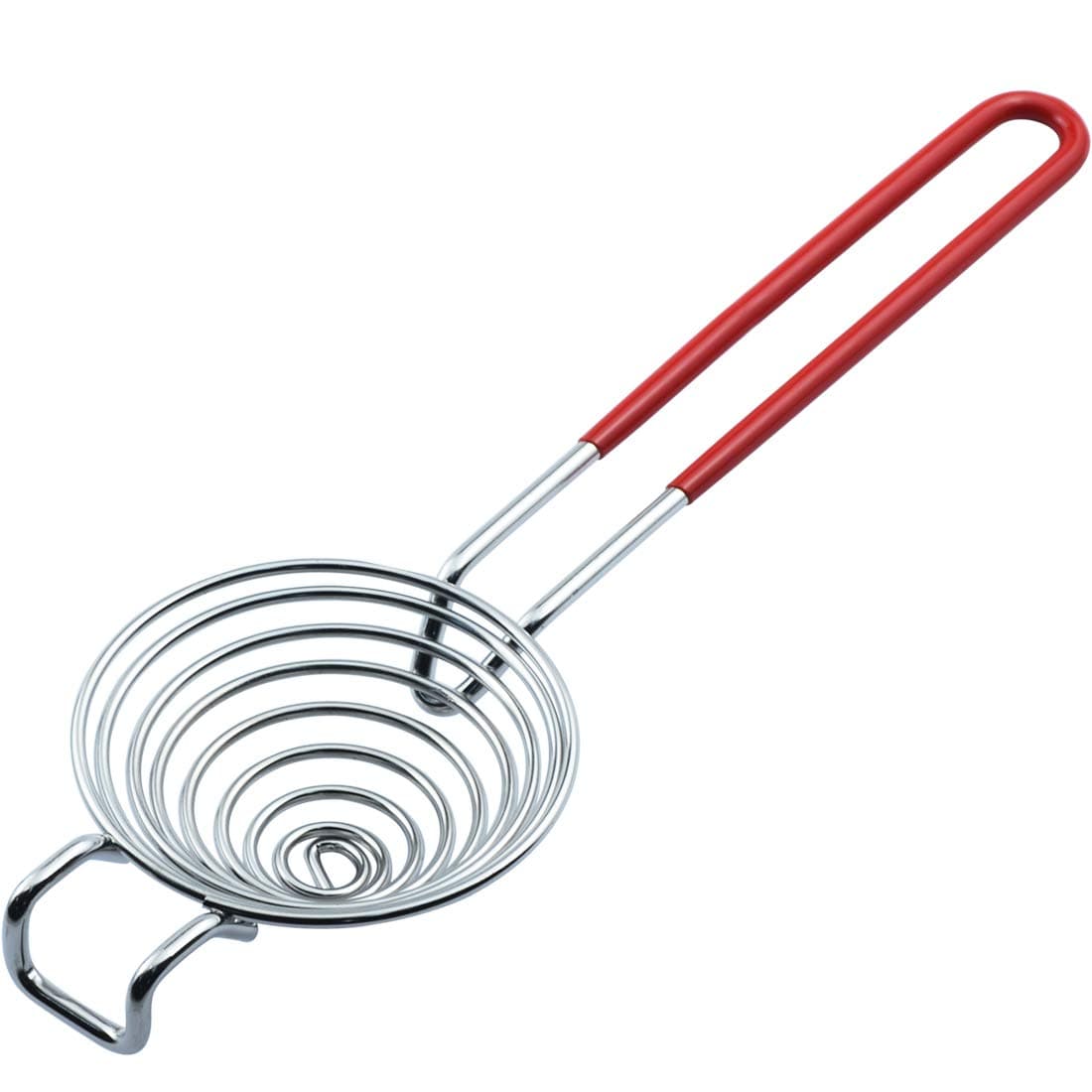 CAMKYDE Egg Separator Food Grade Stainless Steel Egg Yolk White Separation Tool (Red)