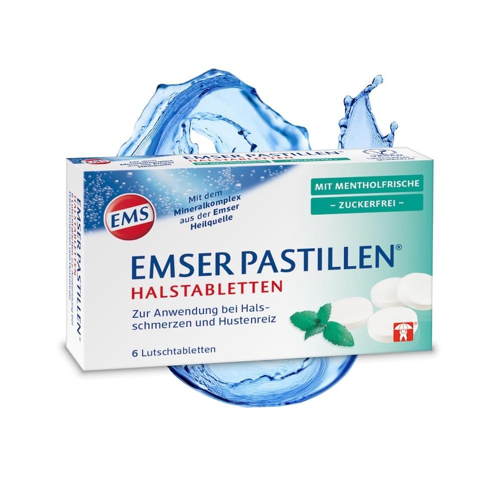 EMSER Pastillen Halstabletten mit Menthol zuckerfrei, 30 pcs. Tablets