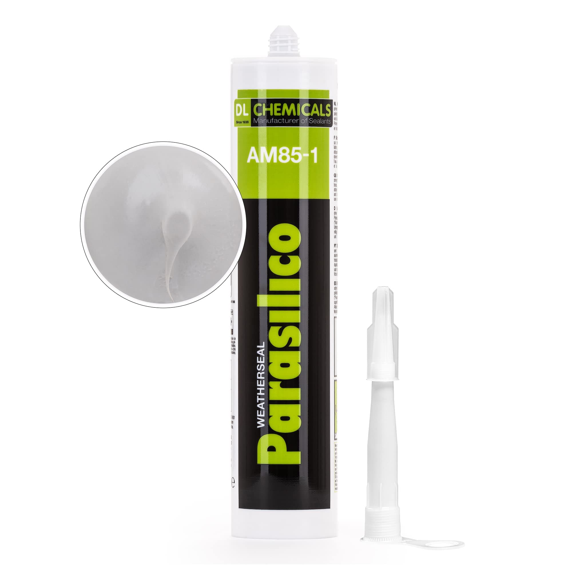 Parasilico AM85-1 Silicone Sealant, RAL 7035 Light Grey 310 ml