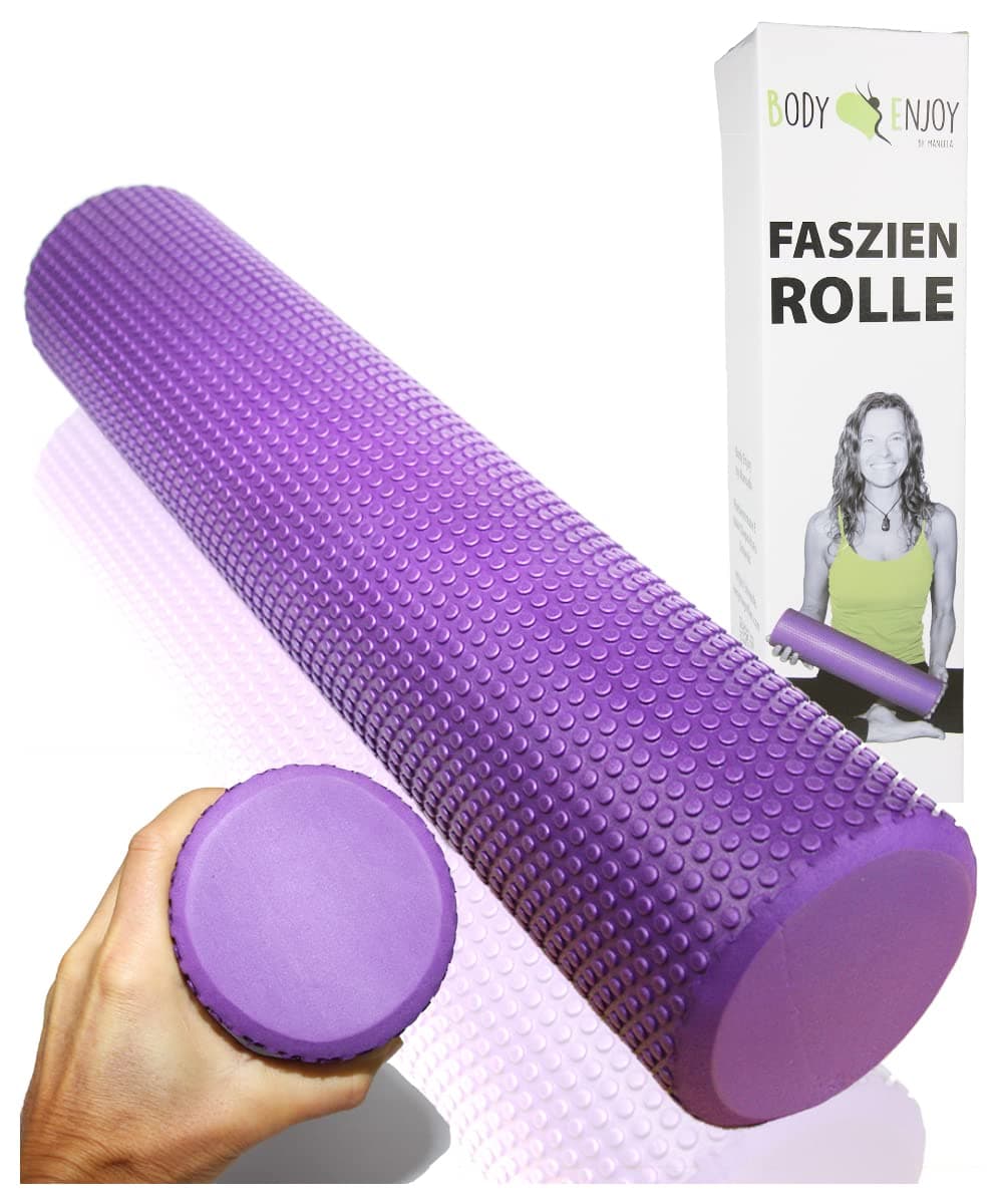 Foam Roller Ø3.75"x16.5"; Massage Rollers for Leg and Back Muscle Recovery; Trigger Point Pain Relief; Medium Density EVA Yoga Core Balance Exercise Roll