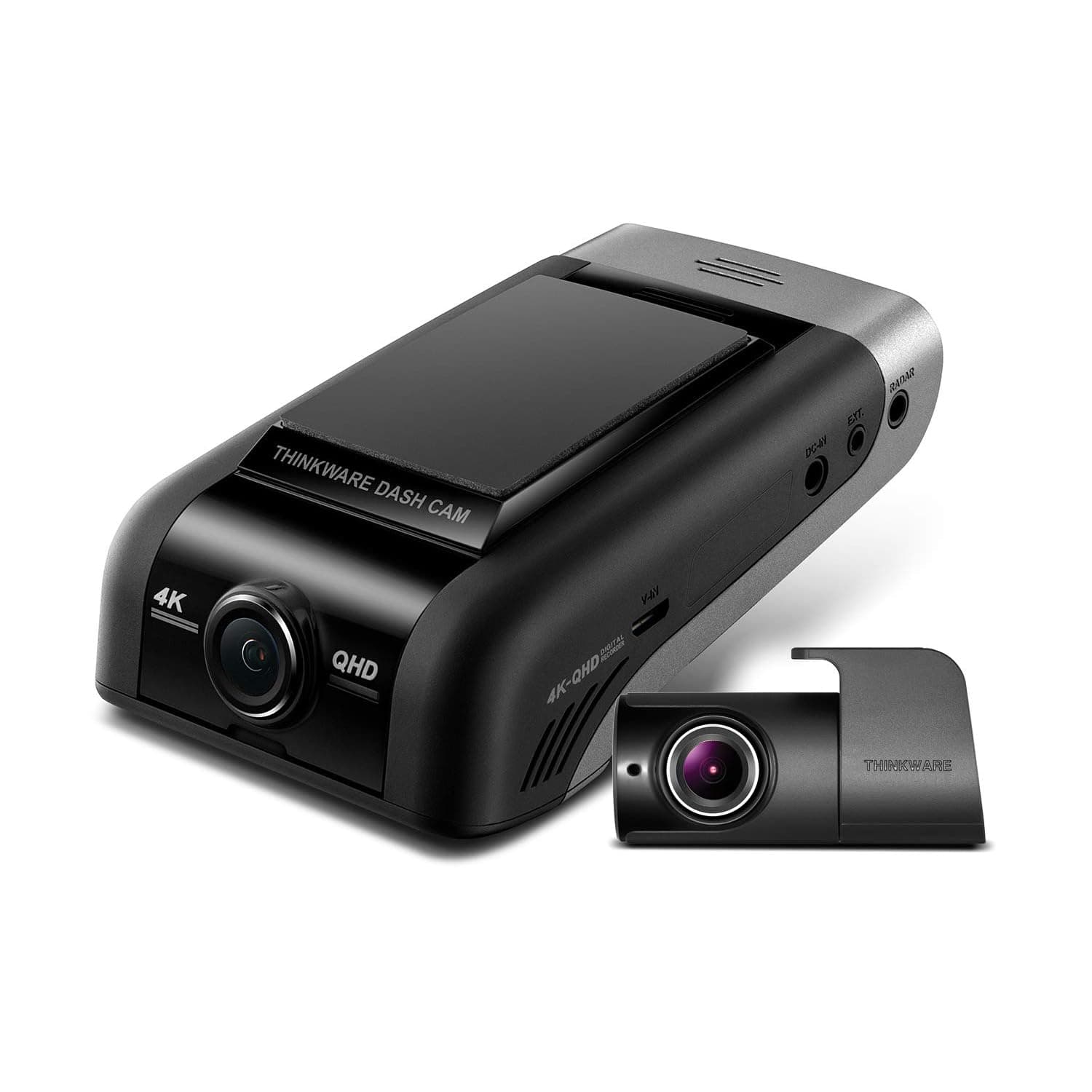 THINKWARE U1000 Dual Dash Cam 4K UHD 3840X2160 Front Cam, 2K 2560X1440 Rear Cam, 150° Wide Angle Dashboard Camera Recorder with G-Sensor, w/Sony Sensor, Parking Mode, WiFi, GPS, Cloud Enabled