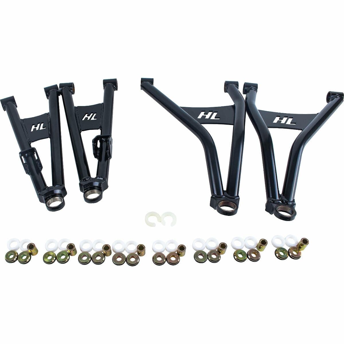 High LifterHigh Lifter Front Forward Upper & Lower Control Arms Compatible with Honda Pioneer 1000 UTV | For Select 2022-2023 Models (Black)