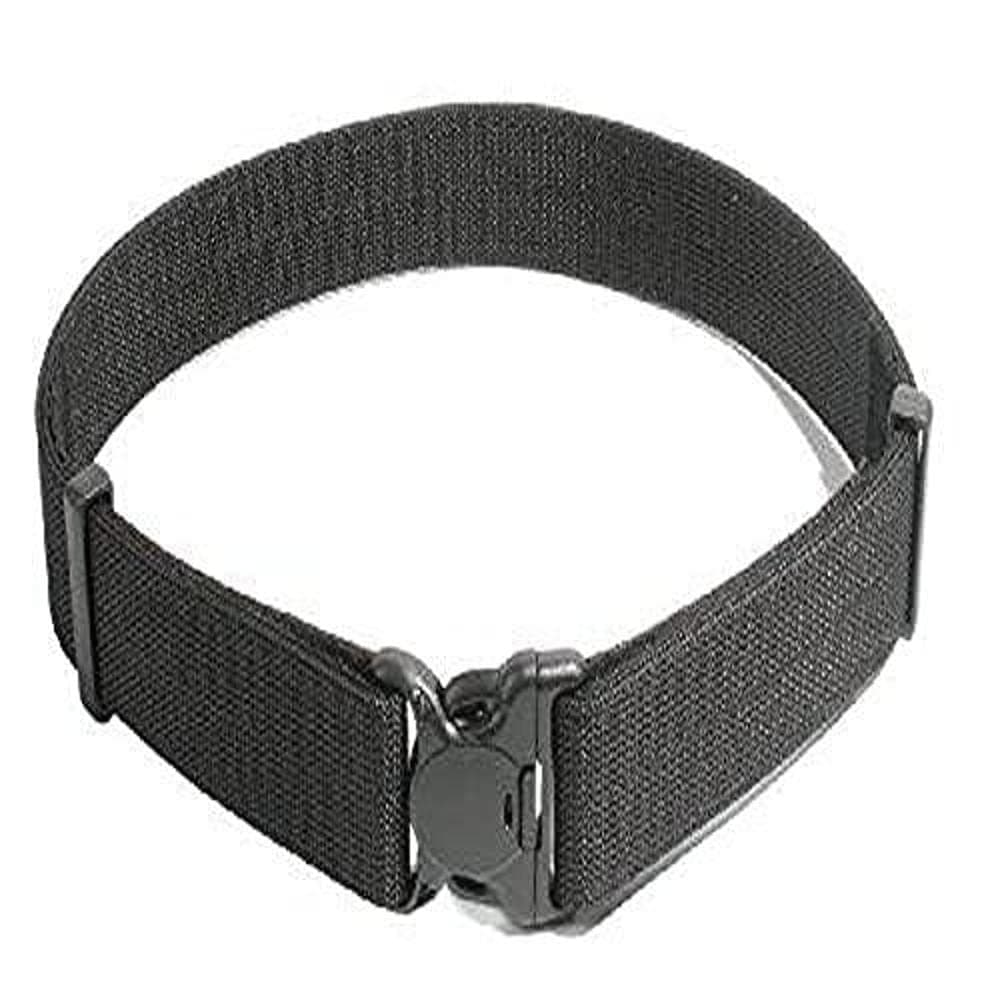 Black Web Duty Belt with Hook and Loop Closure - Large