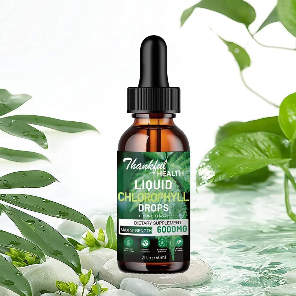 Thankful Health Clearance! Happy Healthy 2023 Liquid Chlorophyll Drops - 100% Natural, Detox, Immune System Booster