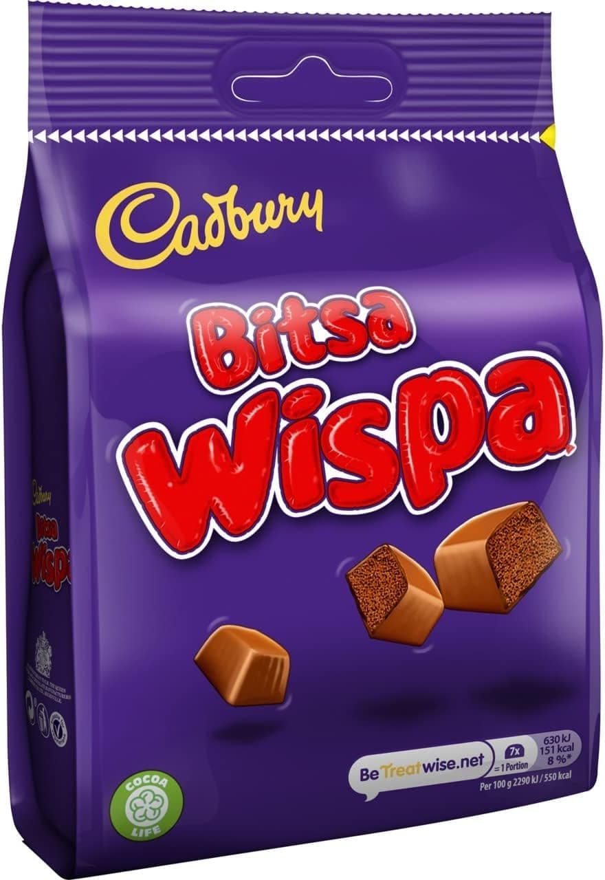 Cadbury Wispa Bitsa Chocolate Bag 110g