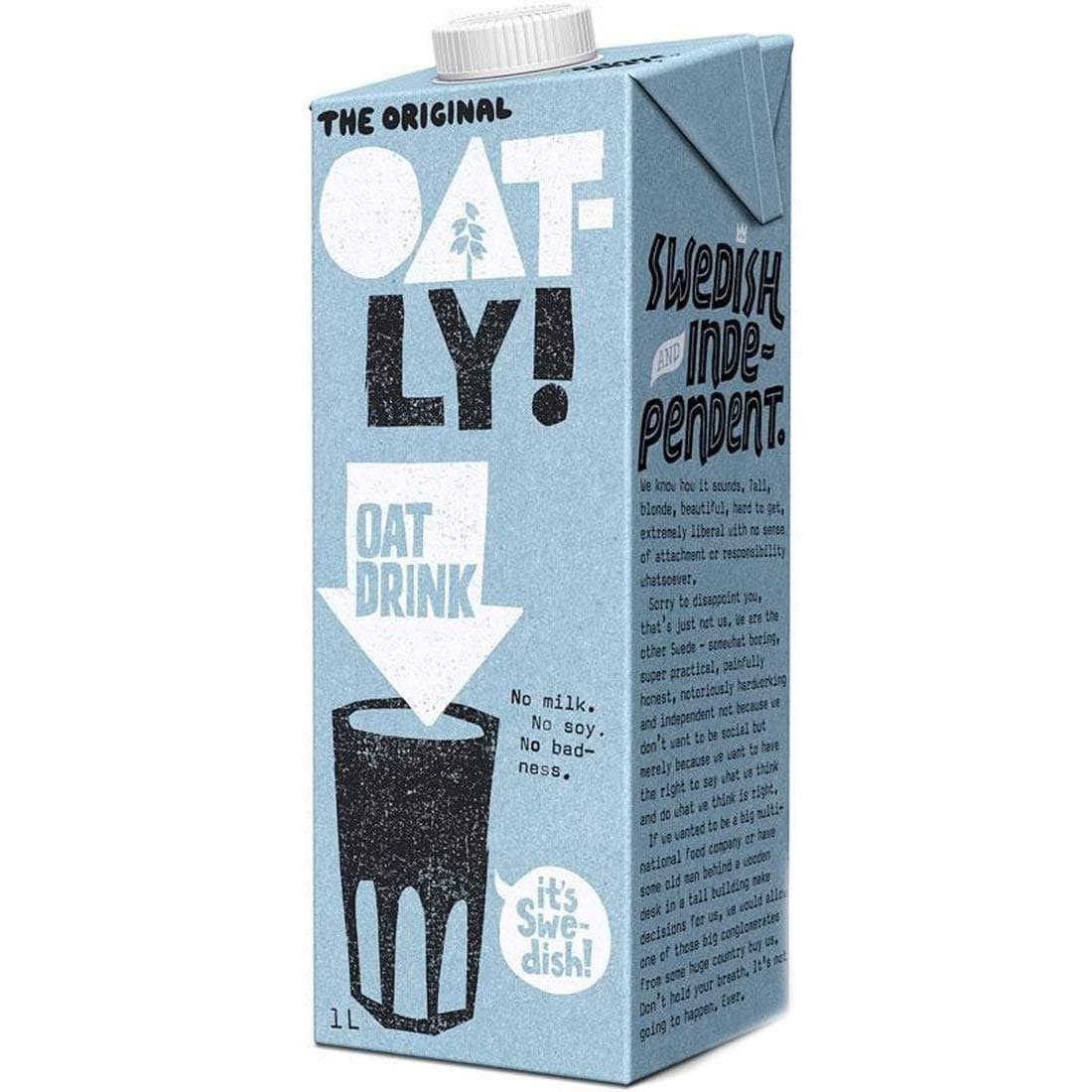 Oatly Original Oat Drink 1 QT (Pack of 2)