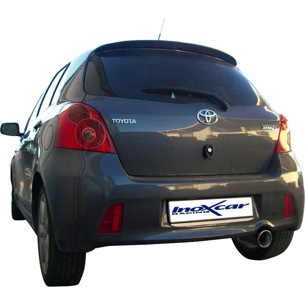 Inoxcar TOYA.04.102 100% Inox Sport Exhaust for Toyota Yaris II 1.8TS (133HP) 2006- 102mm