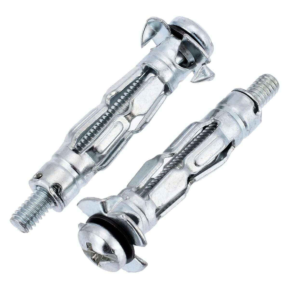 Pack of 20 M4 x 38mm Heavy Duty Metal Plasterboard Cavity Wall Fixings Anchors Plugs