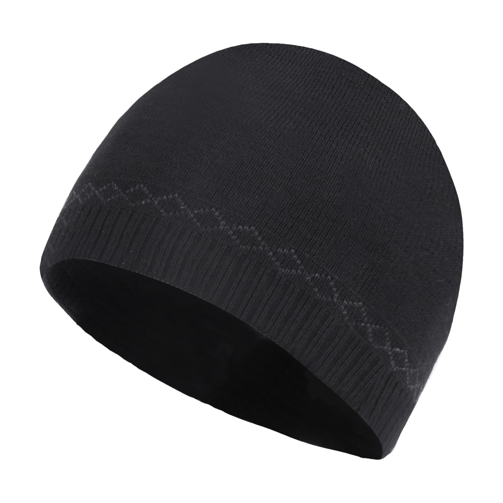 Oversize XXL Winter Beanie Knit Hat for Men - Daily Knit Ribbed Cap - Warm Toboggan Skull Caps for Cold Weather