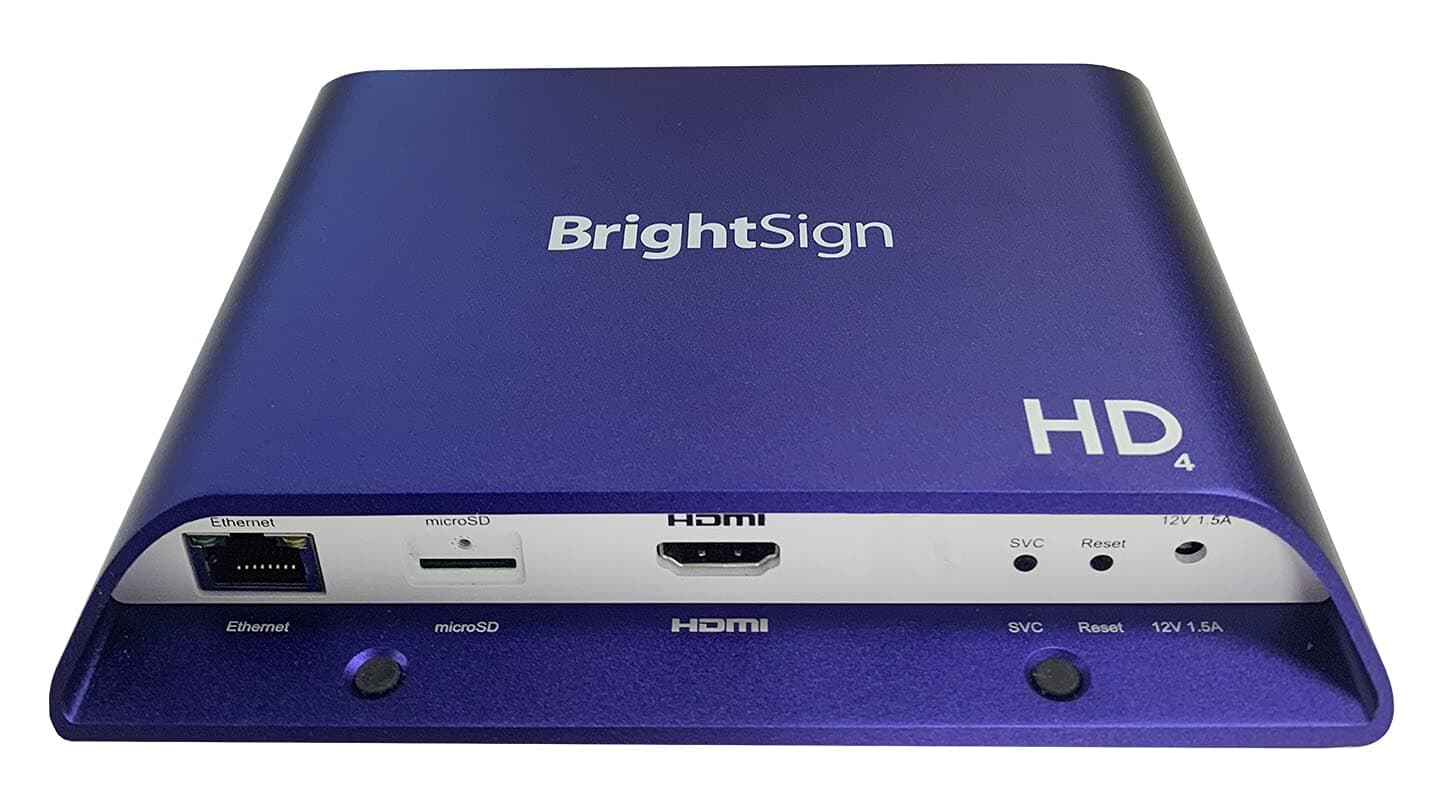 Brightsign Full HD Standard I/O Digital Signage Player HTML5 (HD224)