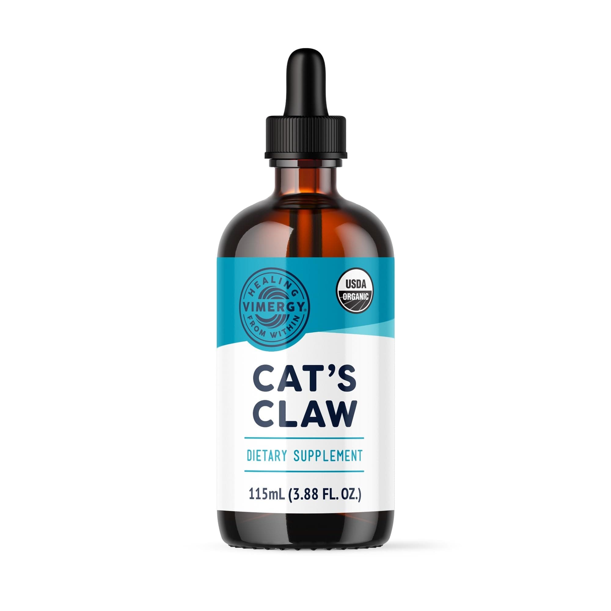 USDA Organic Cat’s Claw Liquid – Provides Antioxidant Support* – Benefits The Immune System* – Vegan, Gluten-Free, Non-GMO – 57 Servings (115 mL)