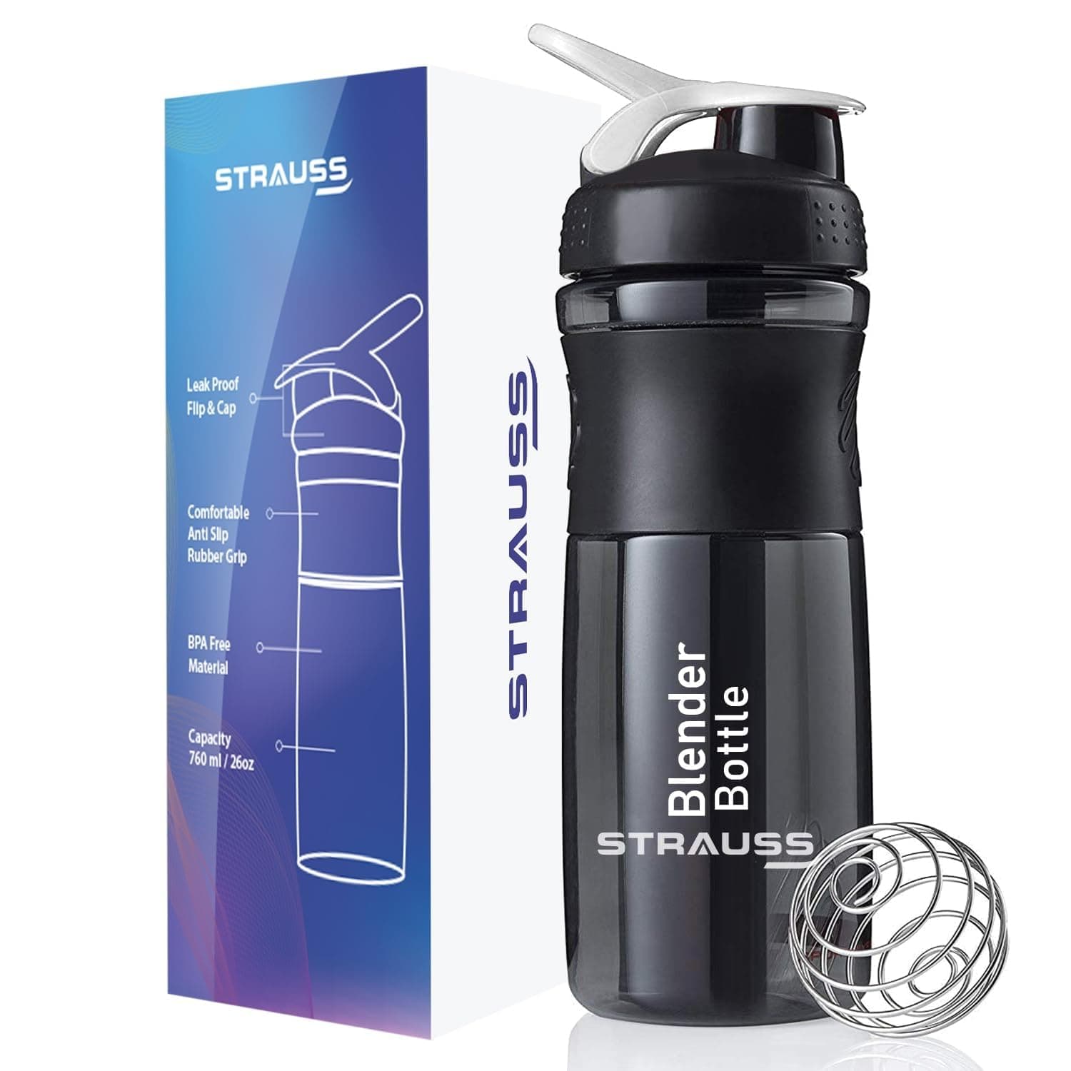 Strauss Blender Shaker Bottle 760ml