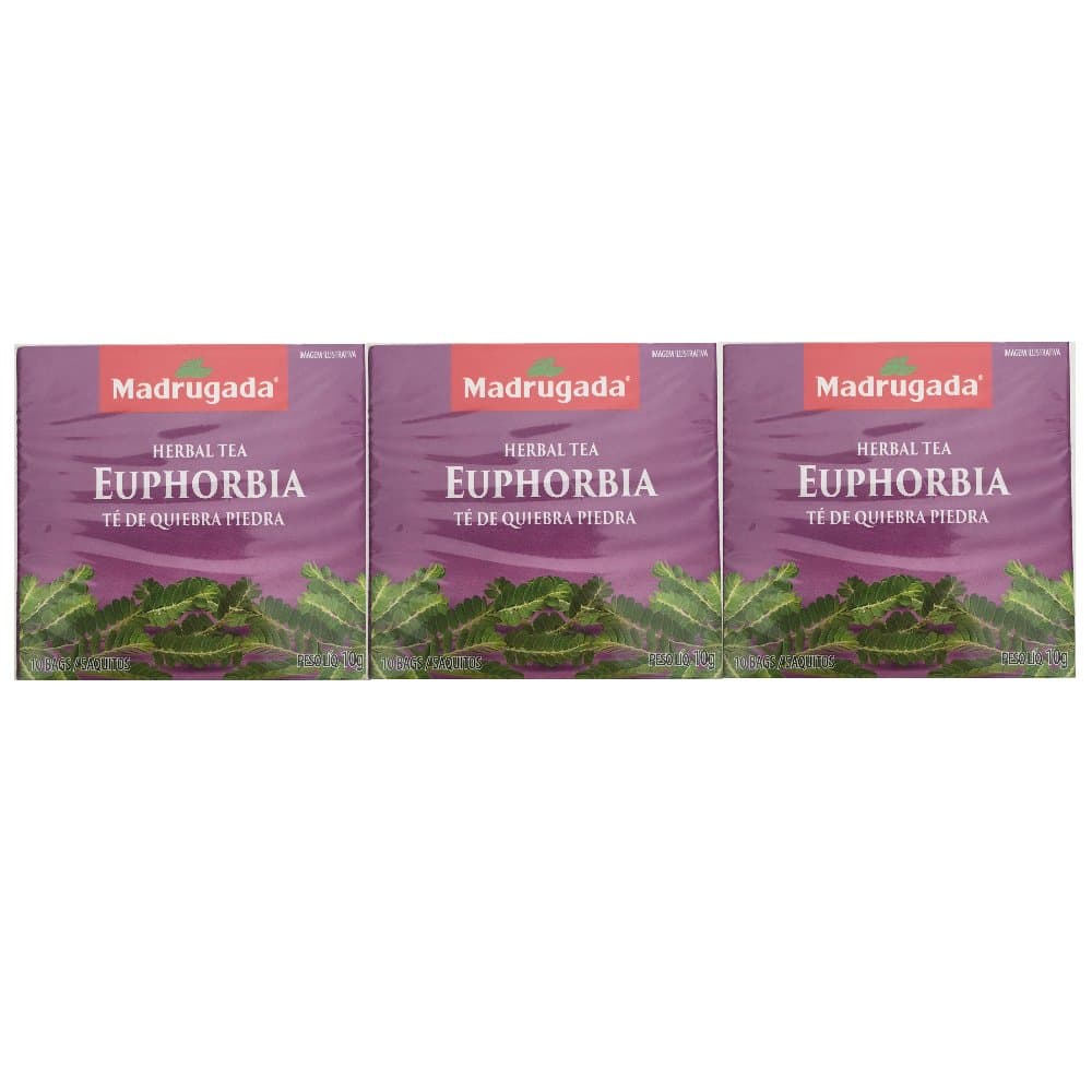 Chanca Piedra Herbal Tea - Stone Breaker Herbal Tea 3 Box Bundle (30 Tea Bags) (Packaging May Vary - Says Quebra Pedra)