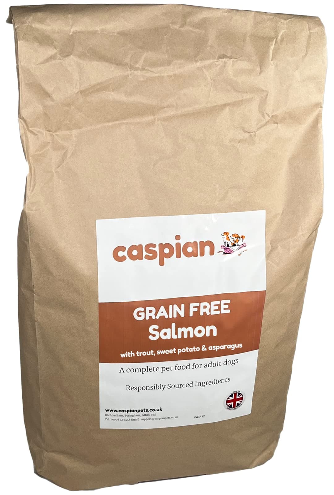 12kg Low Calorie Salmon Trout Sweet Potato & Asparagus Grain Free Dog Food
