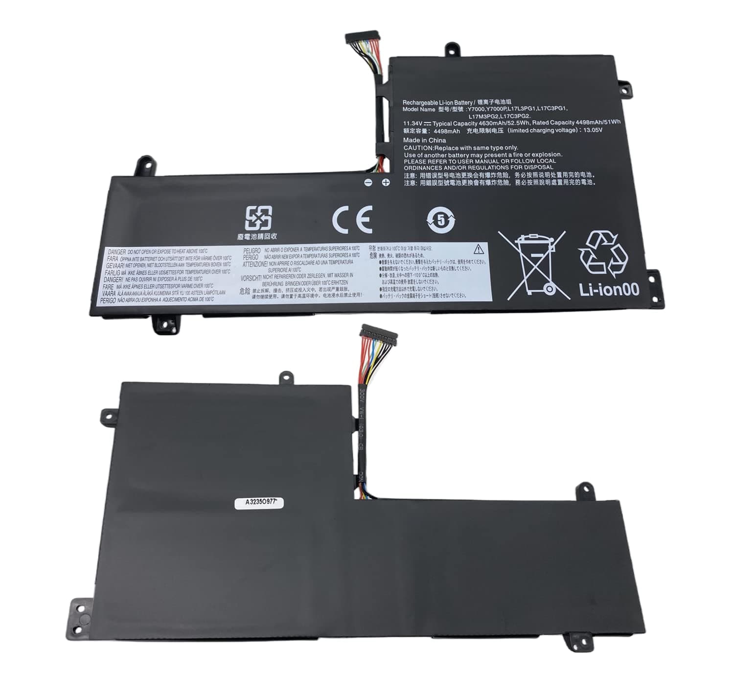 L17M3PG2 Laptop Battery Replacement for Lenovo Legion Y530-15ICH Y545-PG0 Y540-17IRH Y540-15IRH Y7000P Y7000 Y7000-2019-PG Series L17C3PG1 L17L3PG1 L17C3PG2