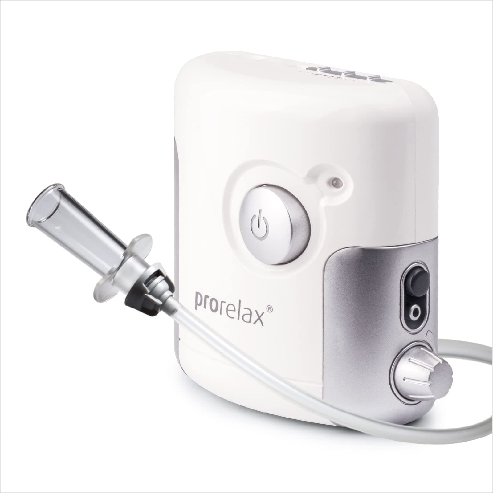 prorelax vacuum massager SENSITIVE | Anti-cellulite device for beautiful and healthy skin | Electric cupping massage | Incl. 3 suction cups of different sizes | Adjustable suction power