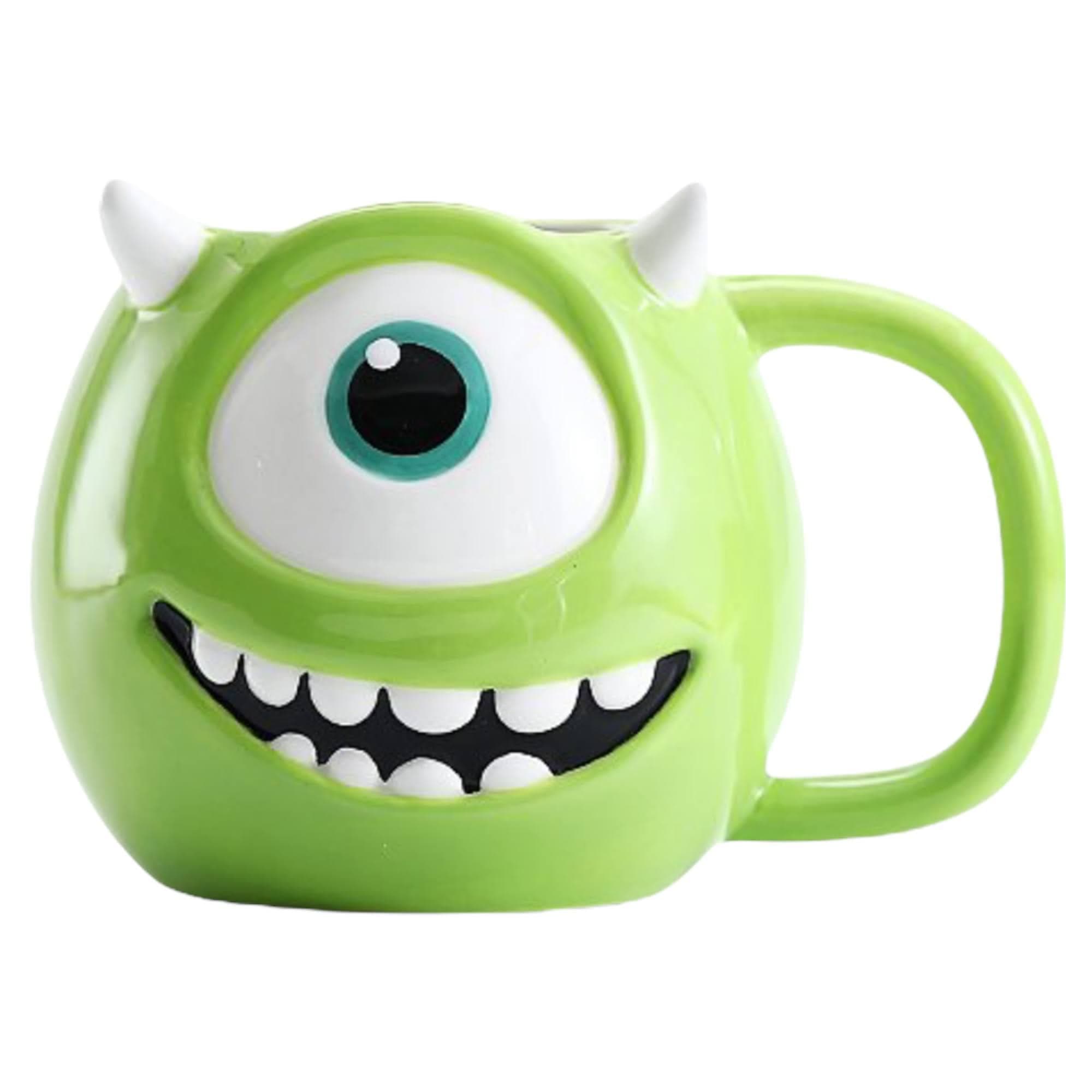 Caribou Living 3D Monsters Inc Mike Mug Cup Novelty Design for Hot Drinks Coffee Tea Hot Chocolate