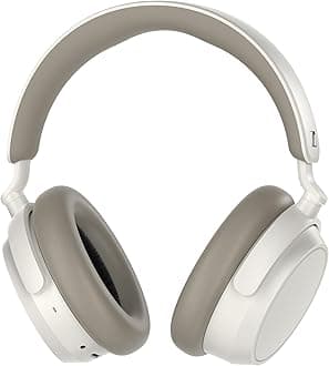 Sennheiser ACCENTUM Plus - Wireless Bluetooth Headphones, Quick-Charge Feature, 50-Hr Battery Playtime, Adaptive Hybrid ANC, White
