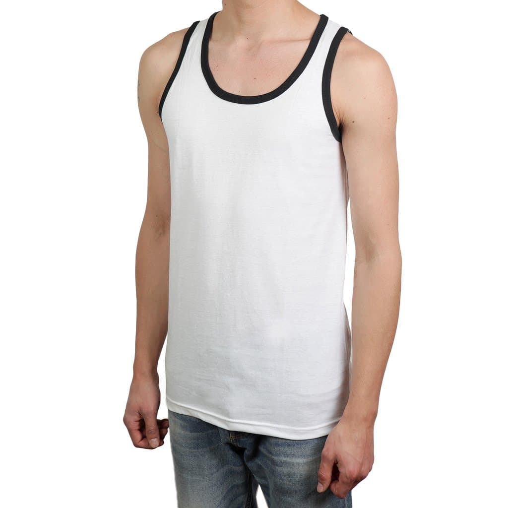 Men's Tank Top Large White