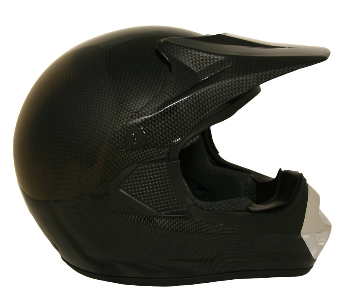 Lunatic, L-2004CF-15, ATV/MX Helmet - Carbon Fiber Look - Large
