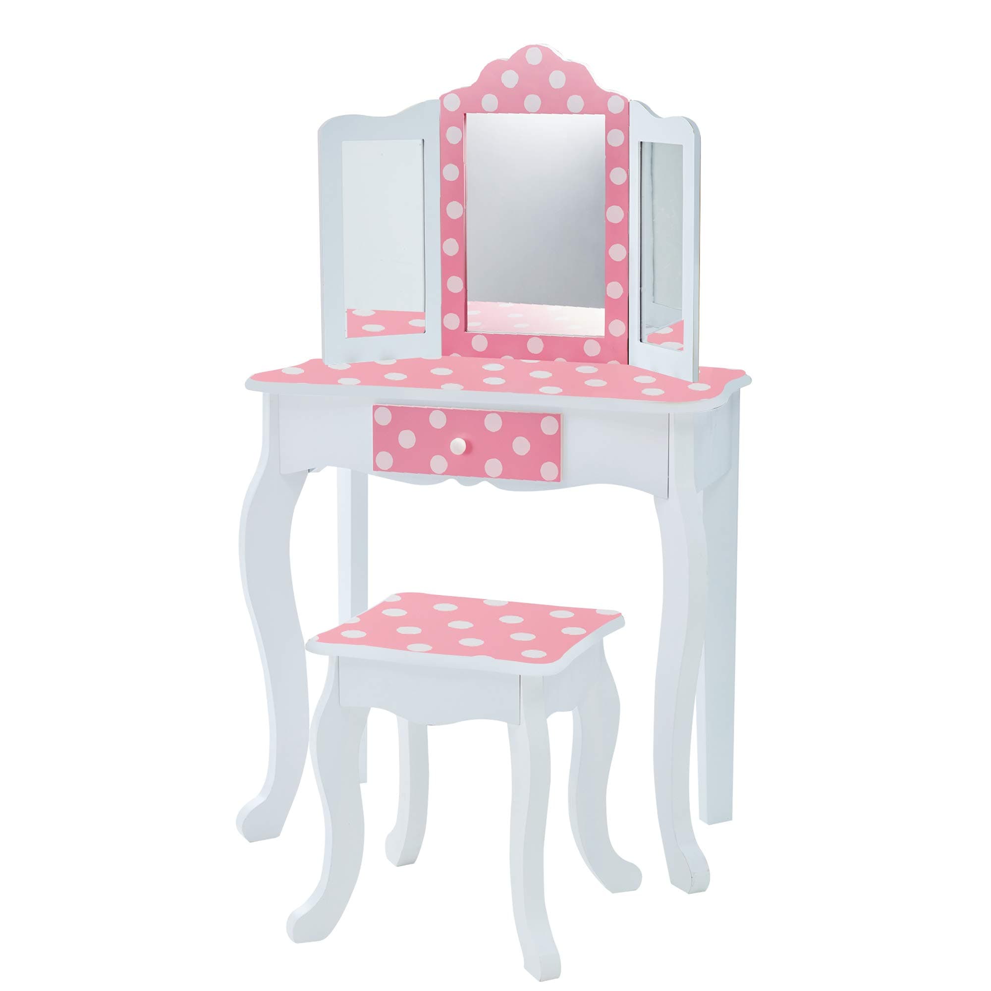 Fantasy Fields Gisele Girls Dressing Table with Mirror and Stool