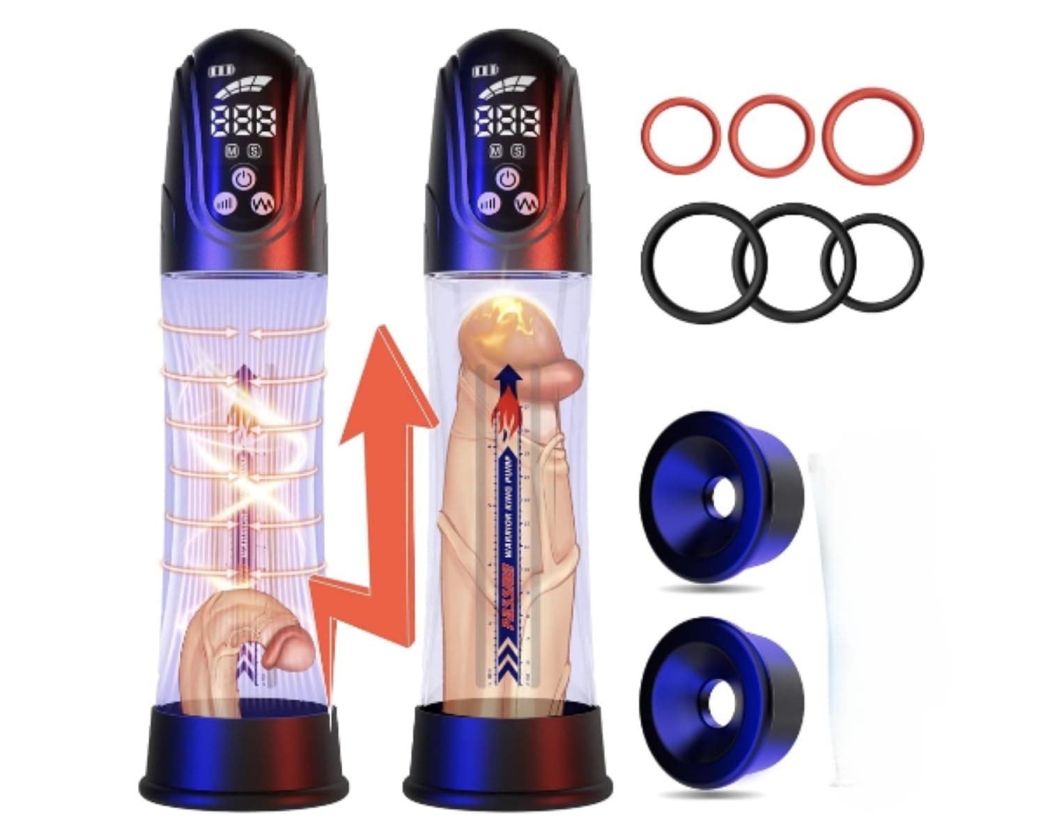 Enlargement Vacuum Pump with 4 Pressure Settings & 4 Modes FC64792