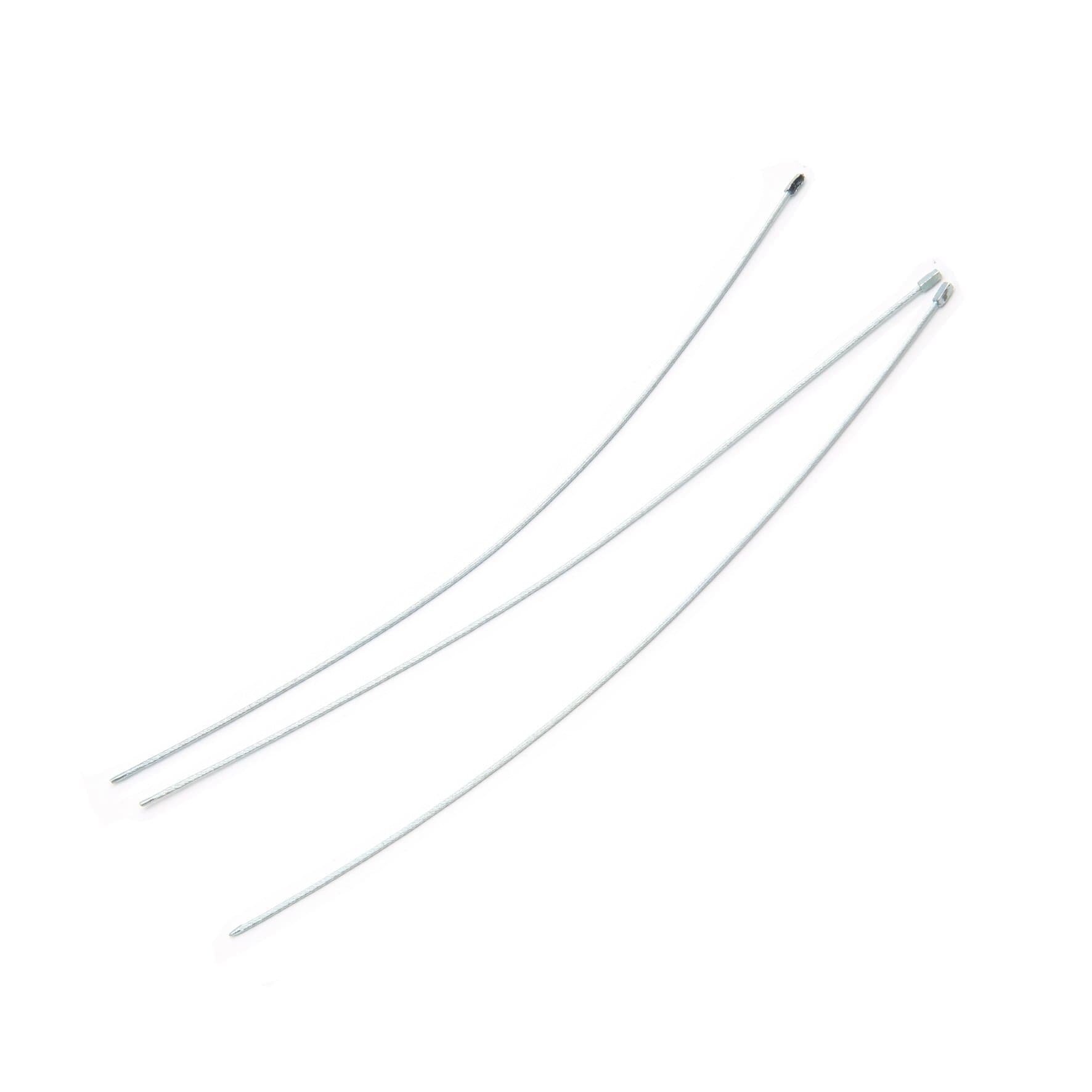 100 Security Lanyard Wire Ball & Point Metal 8 Inch EAS Loss Prevention by Bullseye Protection - for Hard Tags and Antisholifting Systems Clothes Security Tag Lanyard for Anti-Theft Systems