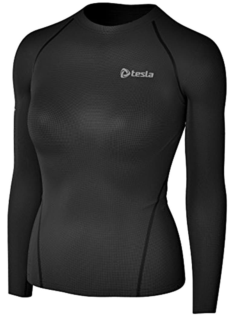 WR01-BB-S Tesla Women's Compression Base Layer Shirt & Leggings Pants