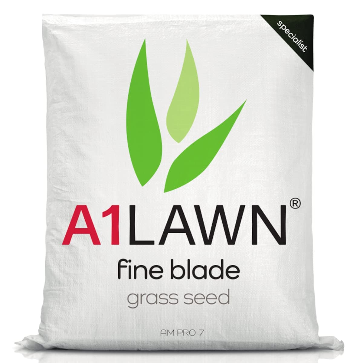 A1 Lawn - Fine Blade Grass Seed, 20kg (500m2) - UK Premuim Quality, Low Maintenance Slow Growing, Fresh - Ideal for Patch Repair, Over Seeding, New Lawns & Thickening. DEFRA Approved (AMPRO7)