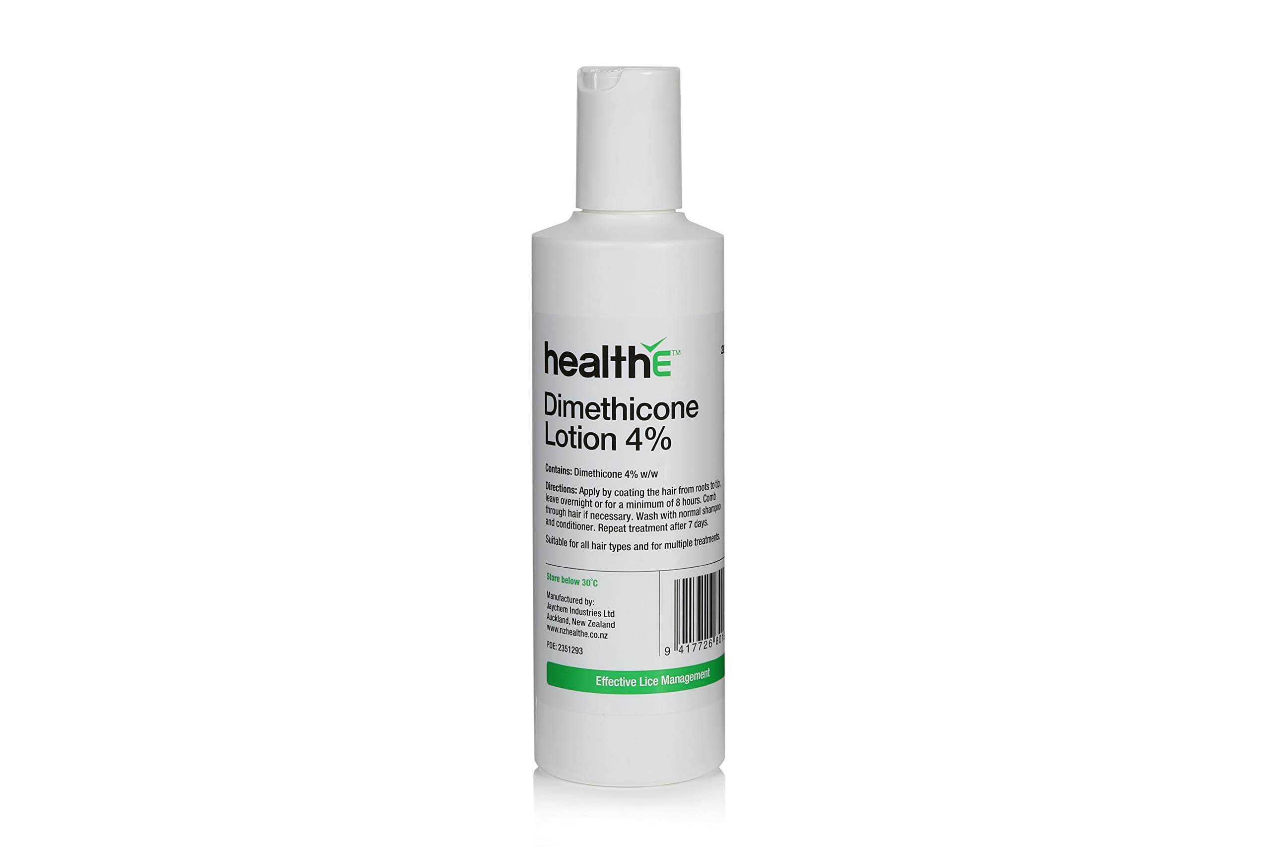 Dimethicone 4% Lotion - Effective Lice Treatment Suitable for Everyone and All Hair Types (200ml Bottle)