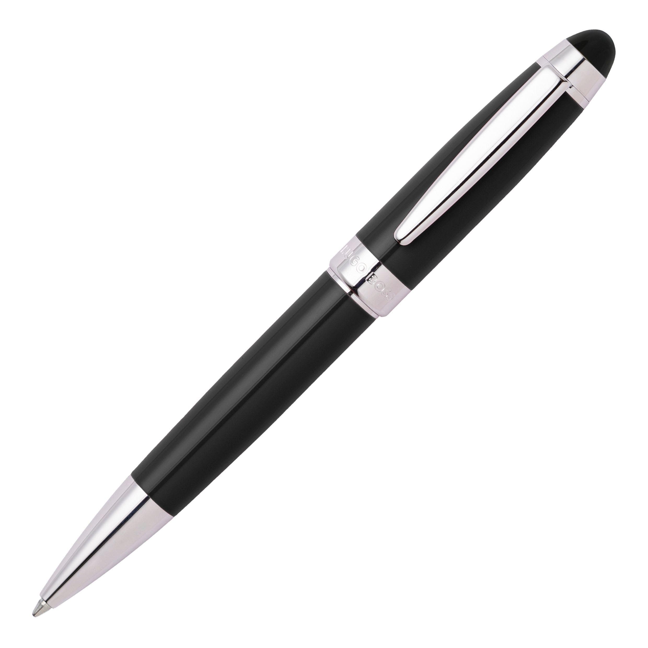 ICON black ballpoint pen - top of the range and elegant with refill, with M tip.