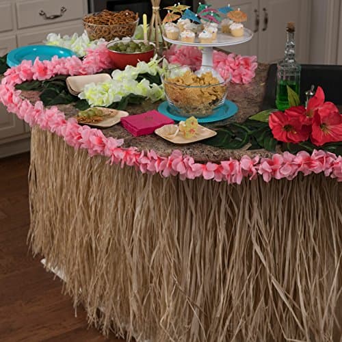 Raffia Table Skirting Party Table Decoration