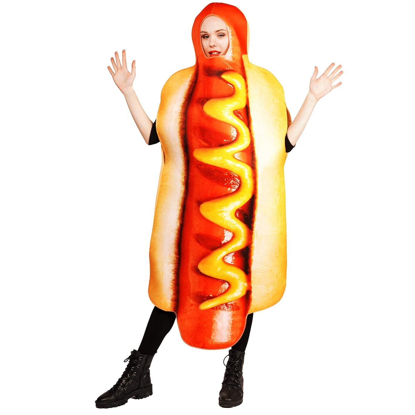 DSPLAY Unisex Adult Hot Dog Fancy Jumpsuit