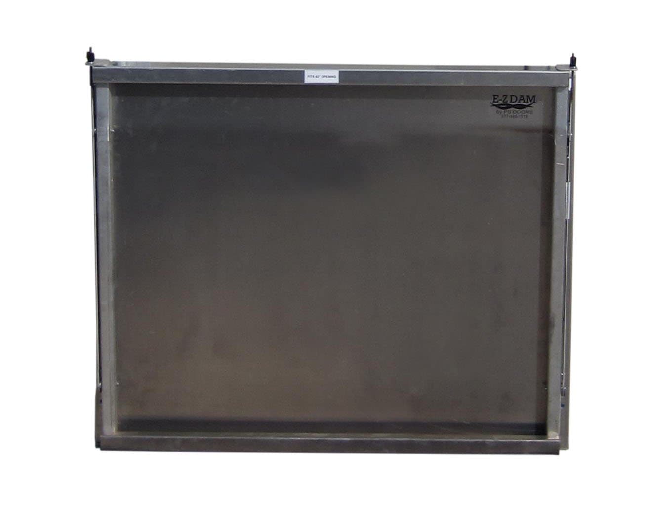 PS Doors EZD-600-42 EzDam Flood Barrier, Protects Opening Up to 42" Wide, Aluminum