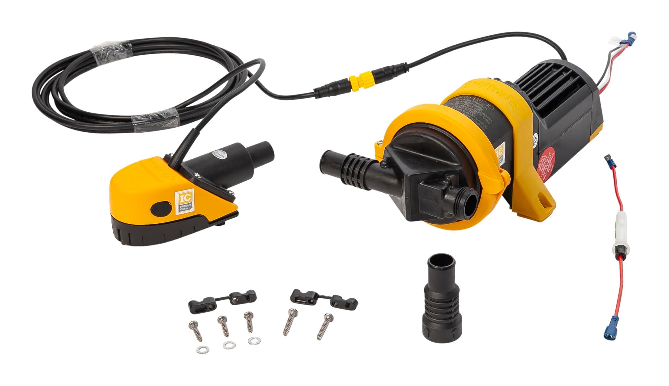 SI8284 IC Bilge Kit, 12V DC, Pre-Wired Pre-Assembled Strainer and Gulper® Bilge Pump, Intelligent Control (IC)