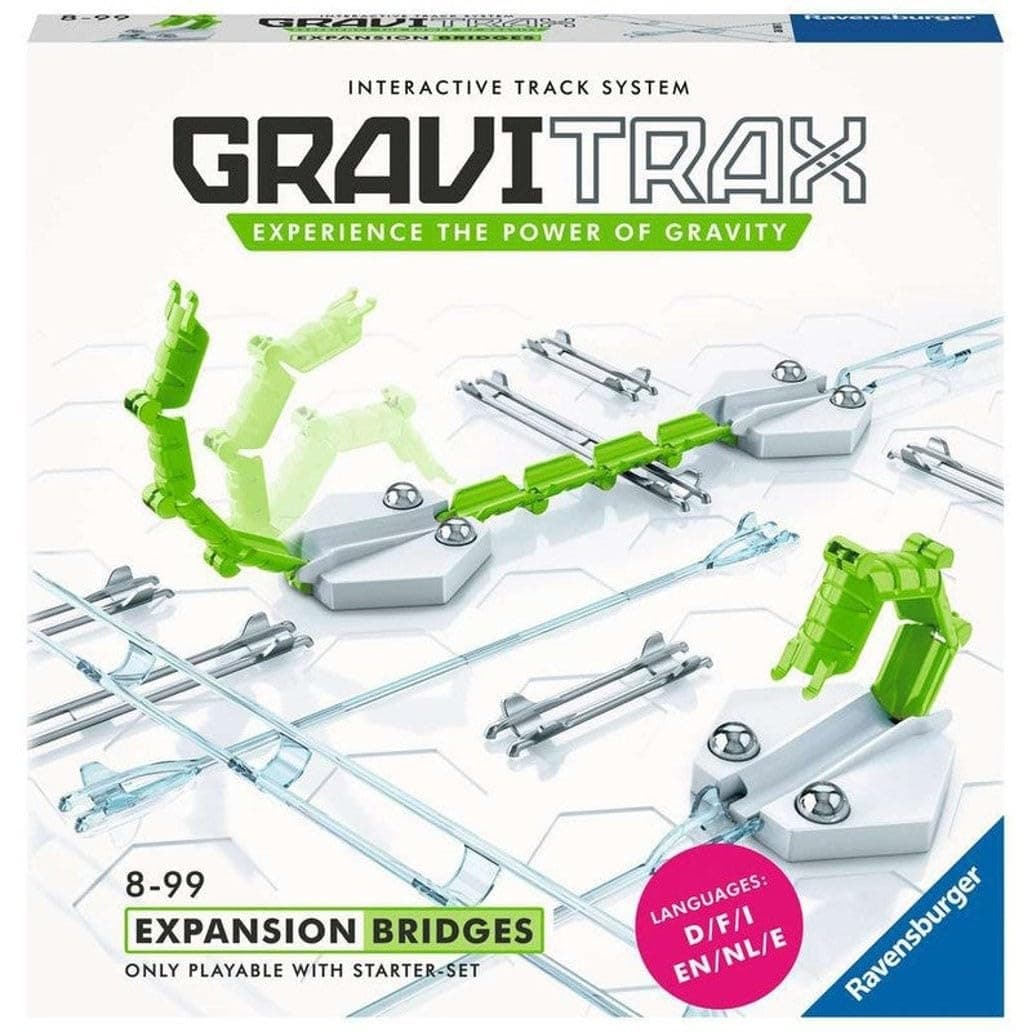GraviTrax Bridges Expansion Set - Marble Run and STEM Toy for Boys and Girls Age 8 and Up - Expansion for 2019 Toy of The Year Finalist GraviTrax, 26169