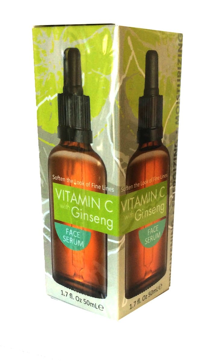 Vitamin C with Ginseng Face Serum (soften the look of fine lines) 1.7 FL OZ