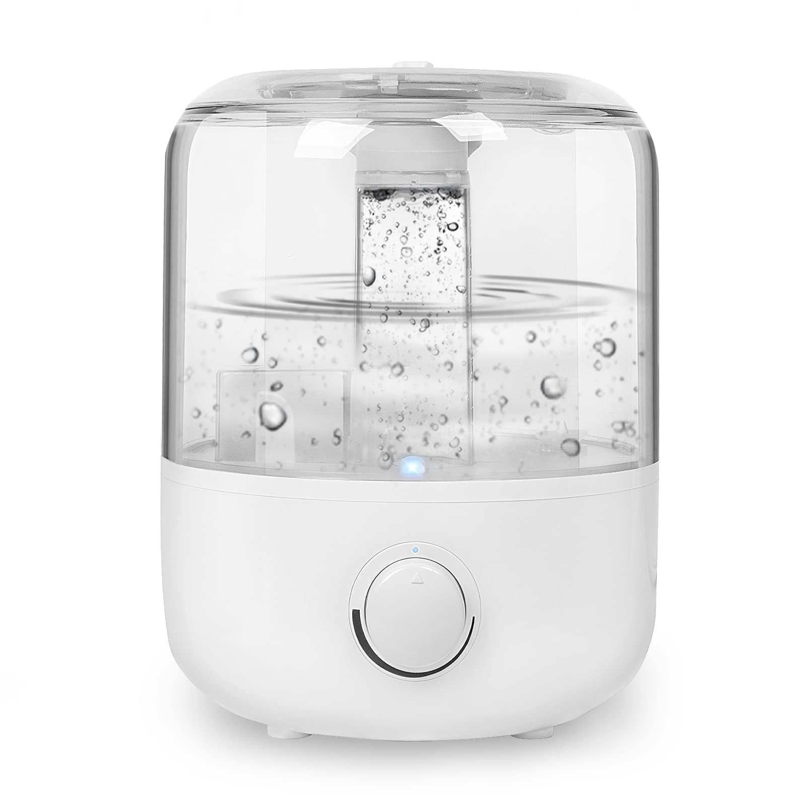 Humidifier for Large Room, 3L Air Humidifier for Bedroom, Aroma Diffuser, Essential Oil Function, Ultrasonic Cool Mist, Lower Noise, Adjustable 360° Knob, Auto Shut-Off, Humidifiers for Any Rooms.