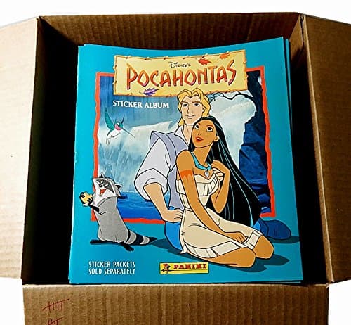 lot of (2)1995 Panini Disney's Pocahontas Sticker Albums (unused) No stickers included