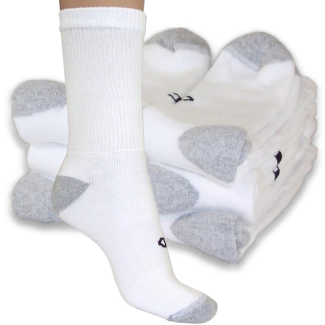 Champion Double Dry® Performance Moisture Wicking Crew Sock - Men 6 Pair Pack, 6-12