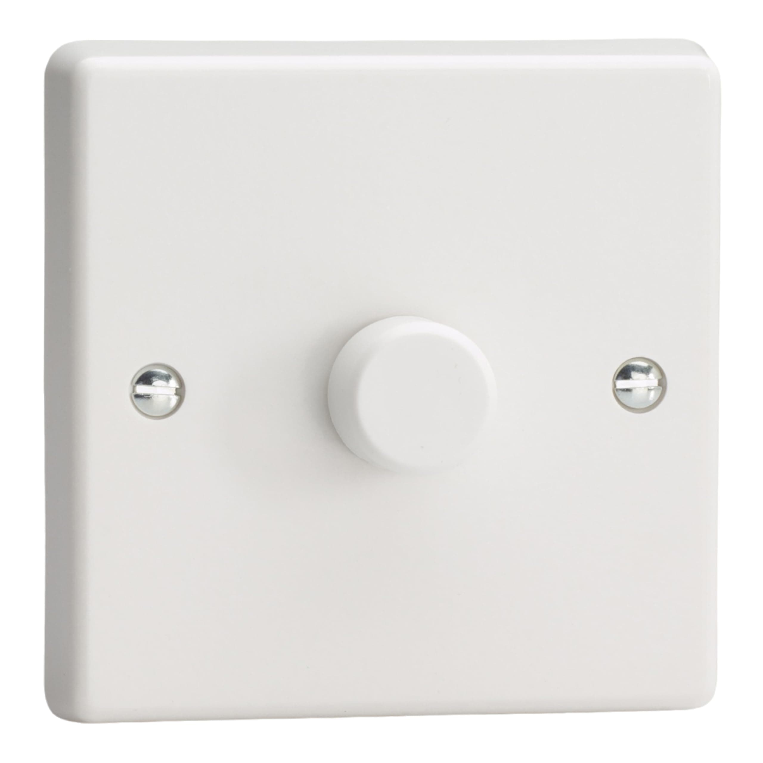 LED Dimmer Switch - V-Pro Series, 1 Gang (Single), 1 or 2 Way, 0-120W (1-10 dimmable LEDs)
