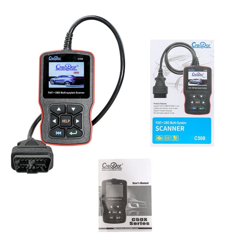 CREATOR C508 OBDII/EOBD Multi-System Scanner for Fiat/Alfa/Abrath/Lancia Airbag/ABS Scan Tool