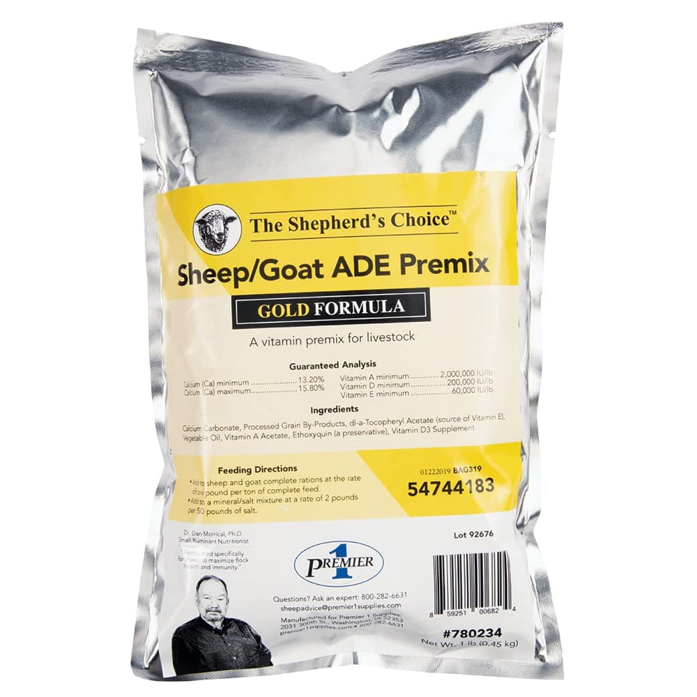 Premier 1 Shepherd's Choice® Sheep & Goat Vitamin ADE Premix - 1 lb Bag