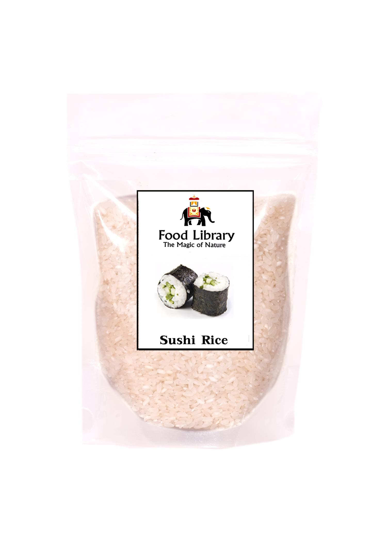 FOOD LIBRARY THE MAGIC OF NATURE Japanese Sushi Rice - 400 Gram