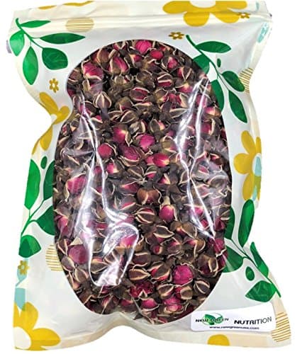 Premium Dried Phnom Penh Rose, 100% Natural, Food Grade Herbal Tea (4 oz. Bag)