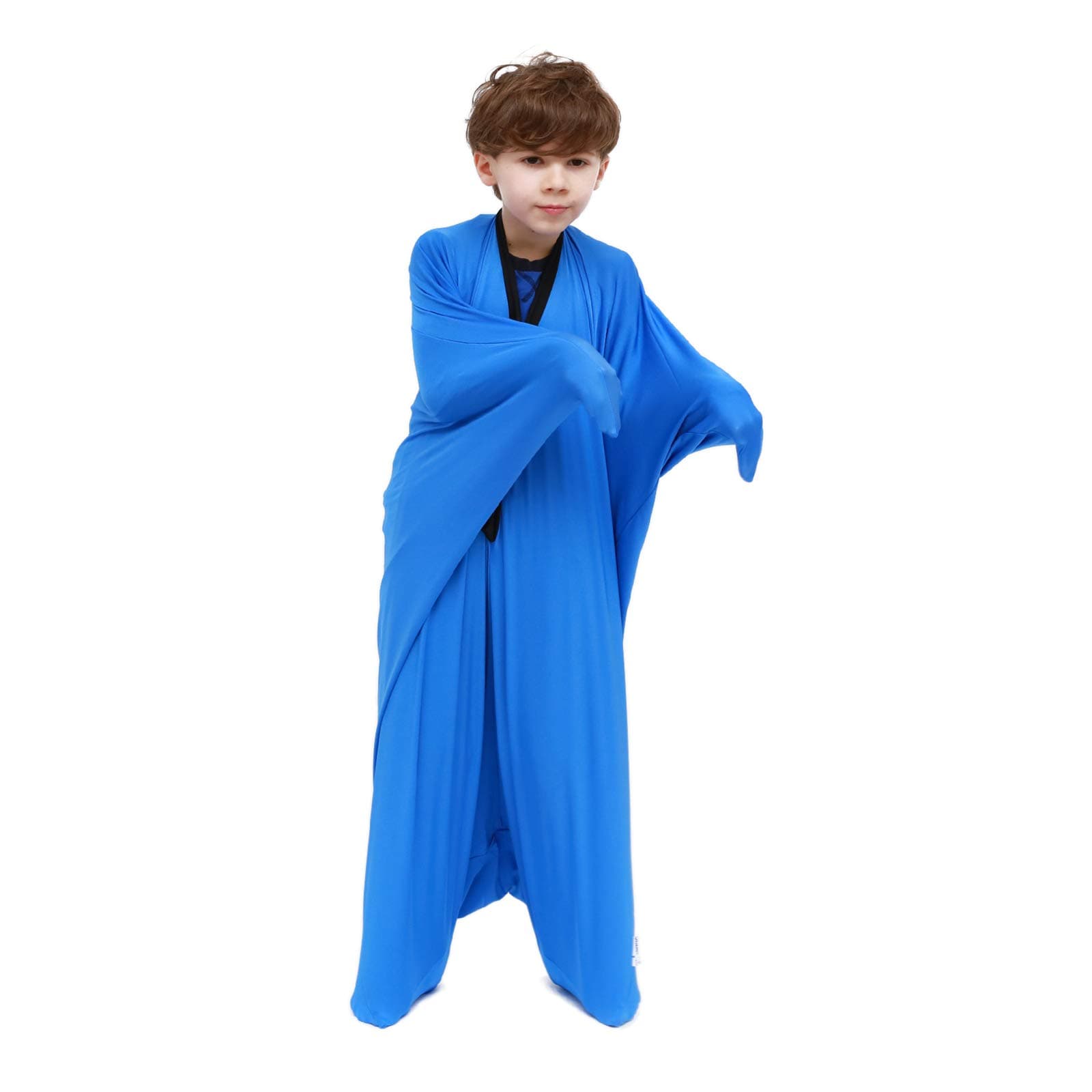 Dynamic Movement Sensory Body sock, Large,9-12 years old,56''HX28''W,Good for Height:52"-61",Updated Version,Blue