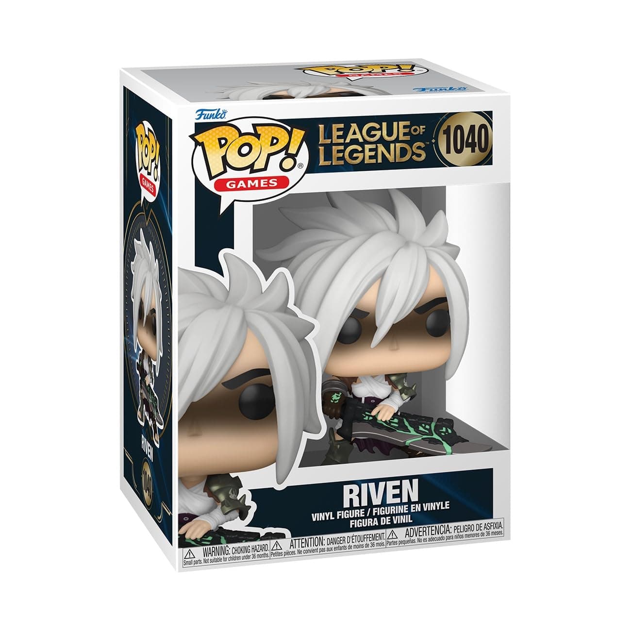 POP Games: LOL - Riven with Broken Blade - League of Legends - Collectable Vinyl Figure - Gift Idea - Official Merchandise - for Kids & Adults - Video Games Fans - Model Figure for Collectors
