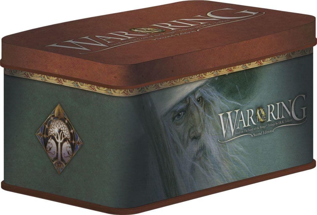 War of The Ring Second Edition Card Box and Sleeves – Gandalf Version 120CT – Durable and Sturdy TTRPG TCG Card Storage – Designed for use with War of The Ring Second Edition – Sleeve Size 68 x 120mm